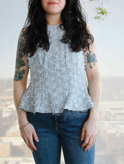 Sleeveless Patterned Top