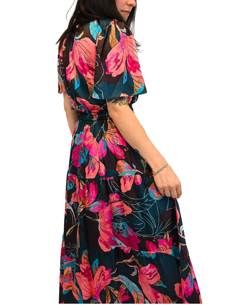 Floral Tiered Maxi Dress