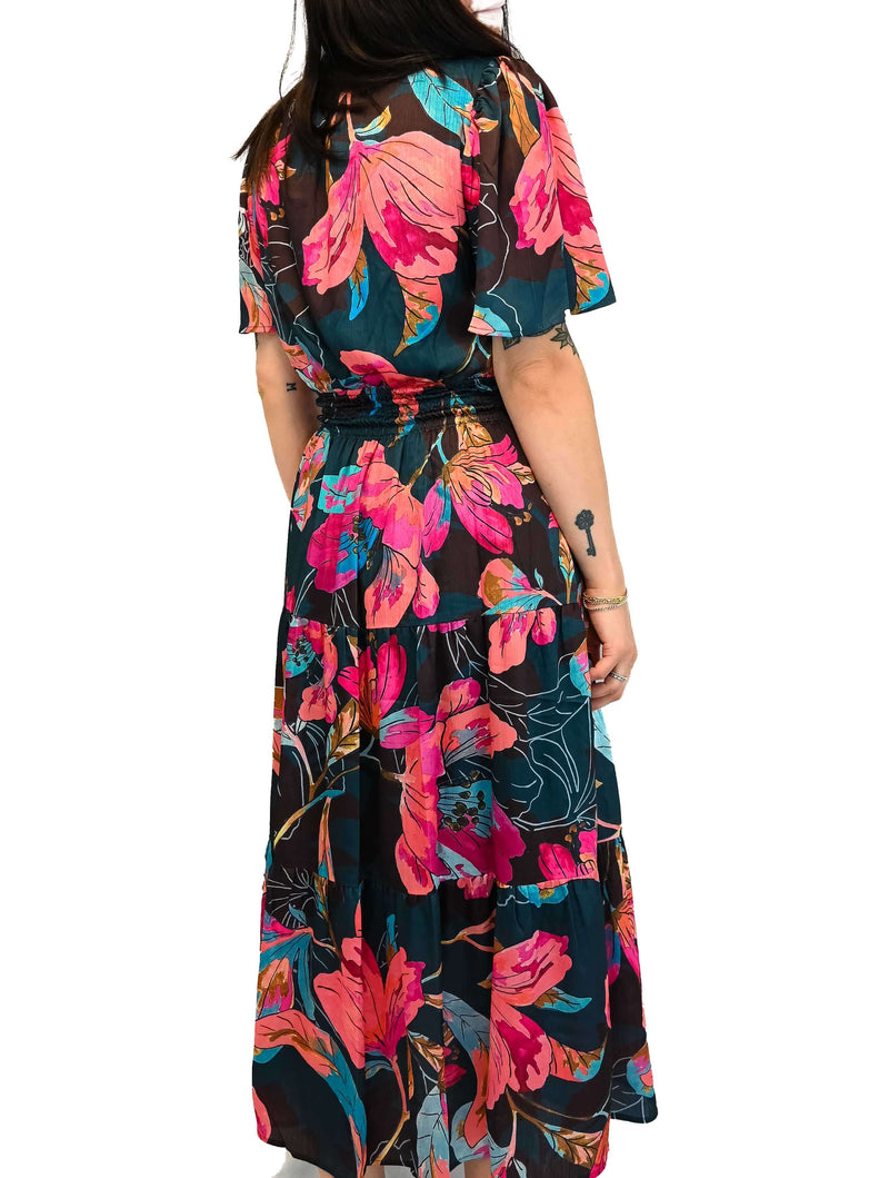 Floral Tiered Maxi Dress