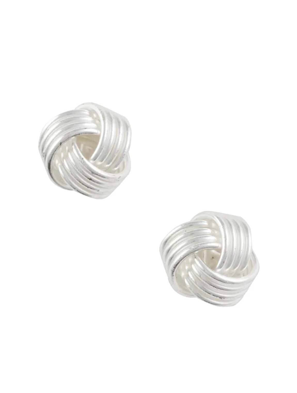 Love Me Knot Studs in Sterling Silver