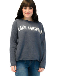 "Lake Michigan" Boxy Sweater