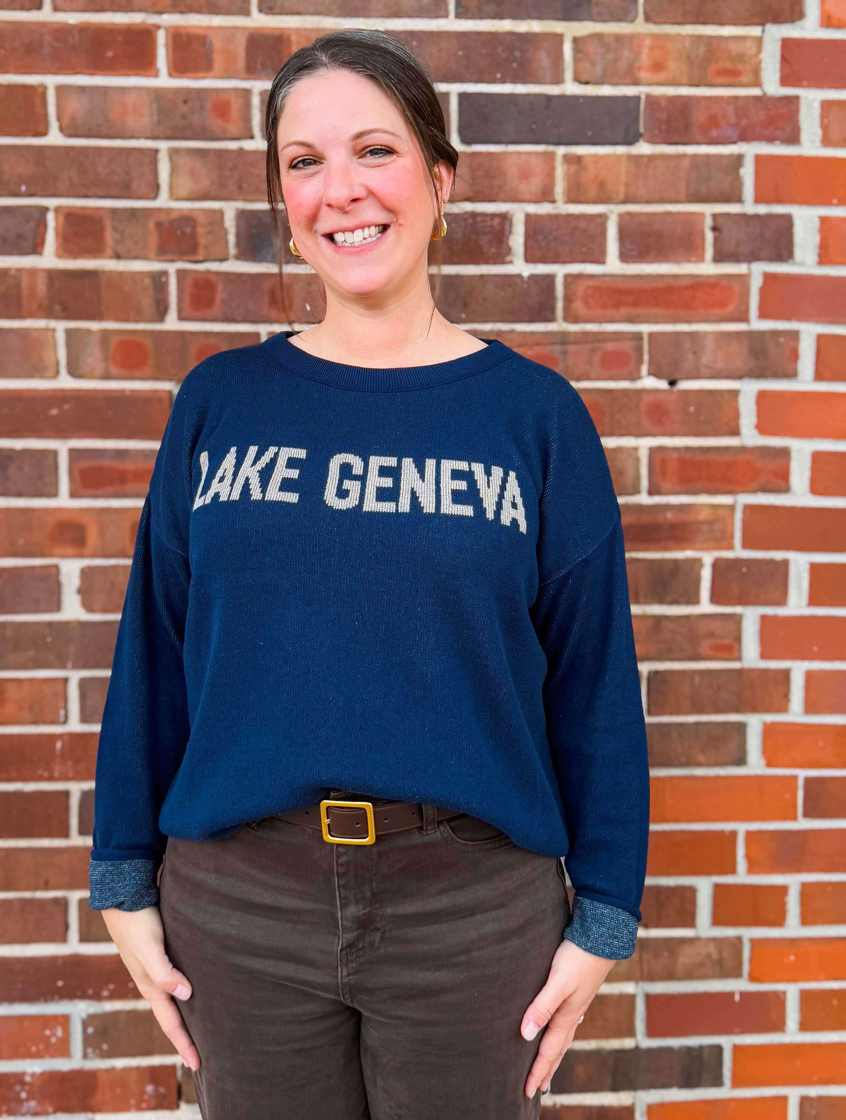 "Lake Geneva" Boxy Sweater