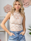 Lace Sleeveless Top