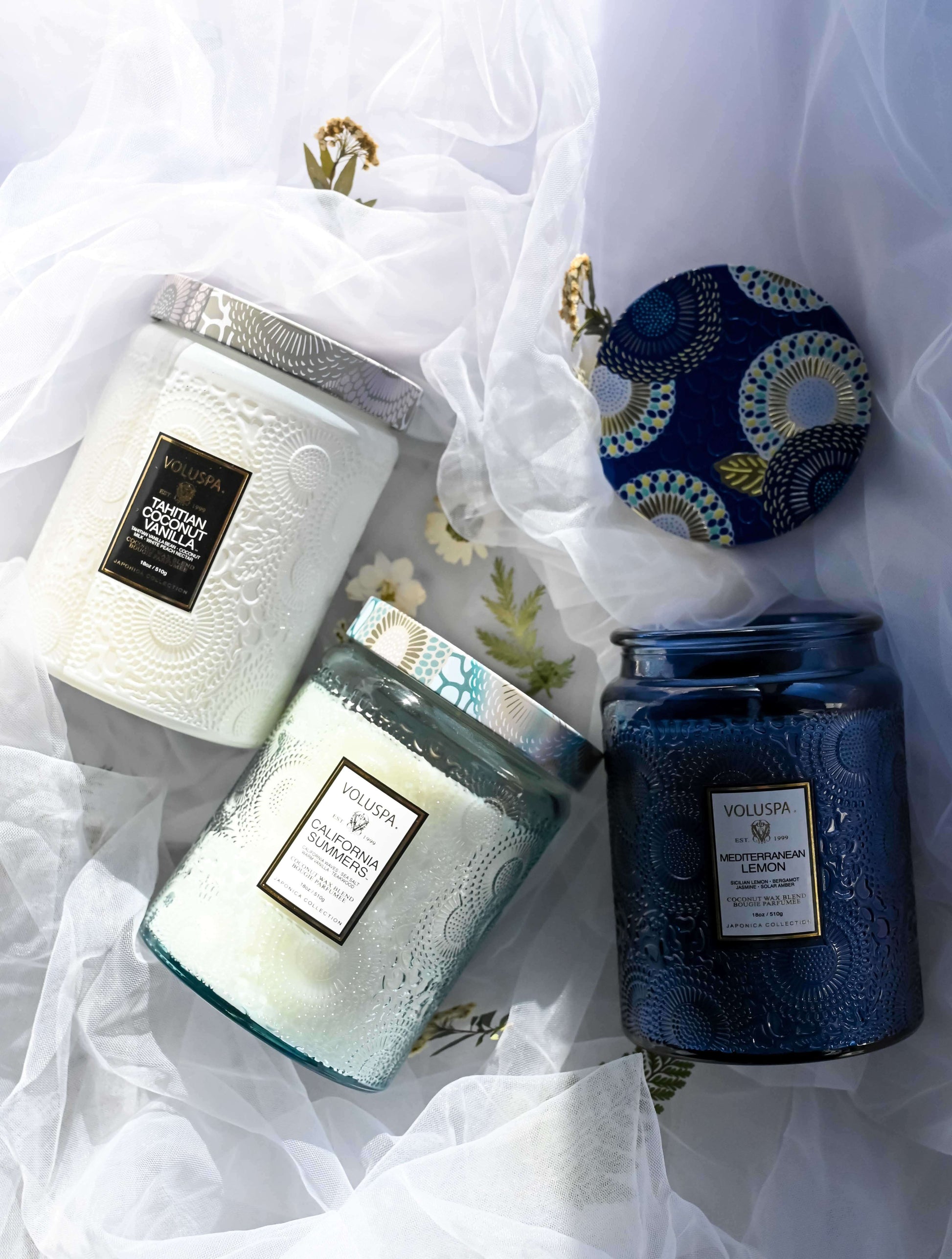 Voluspa Large Glass Jar Candle