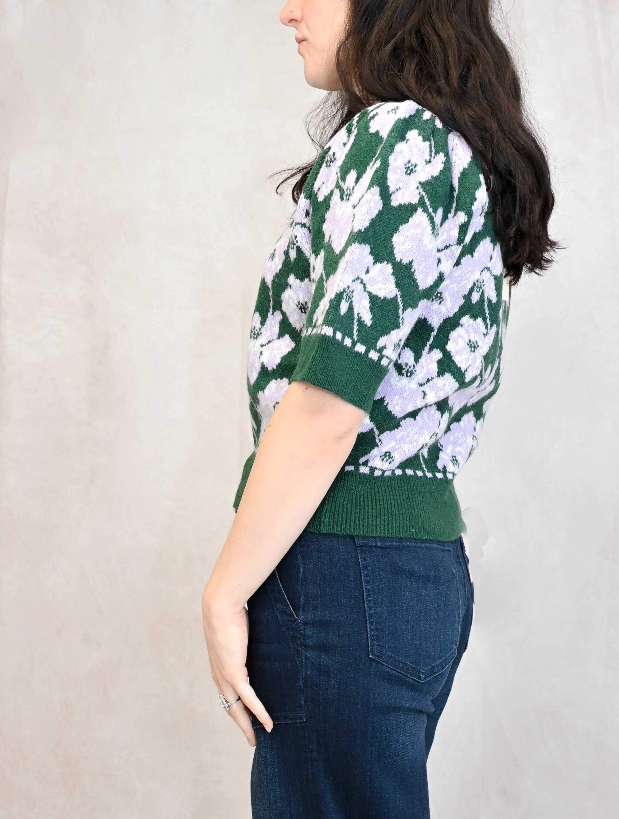 Short Sleeve Pattern Sweater