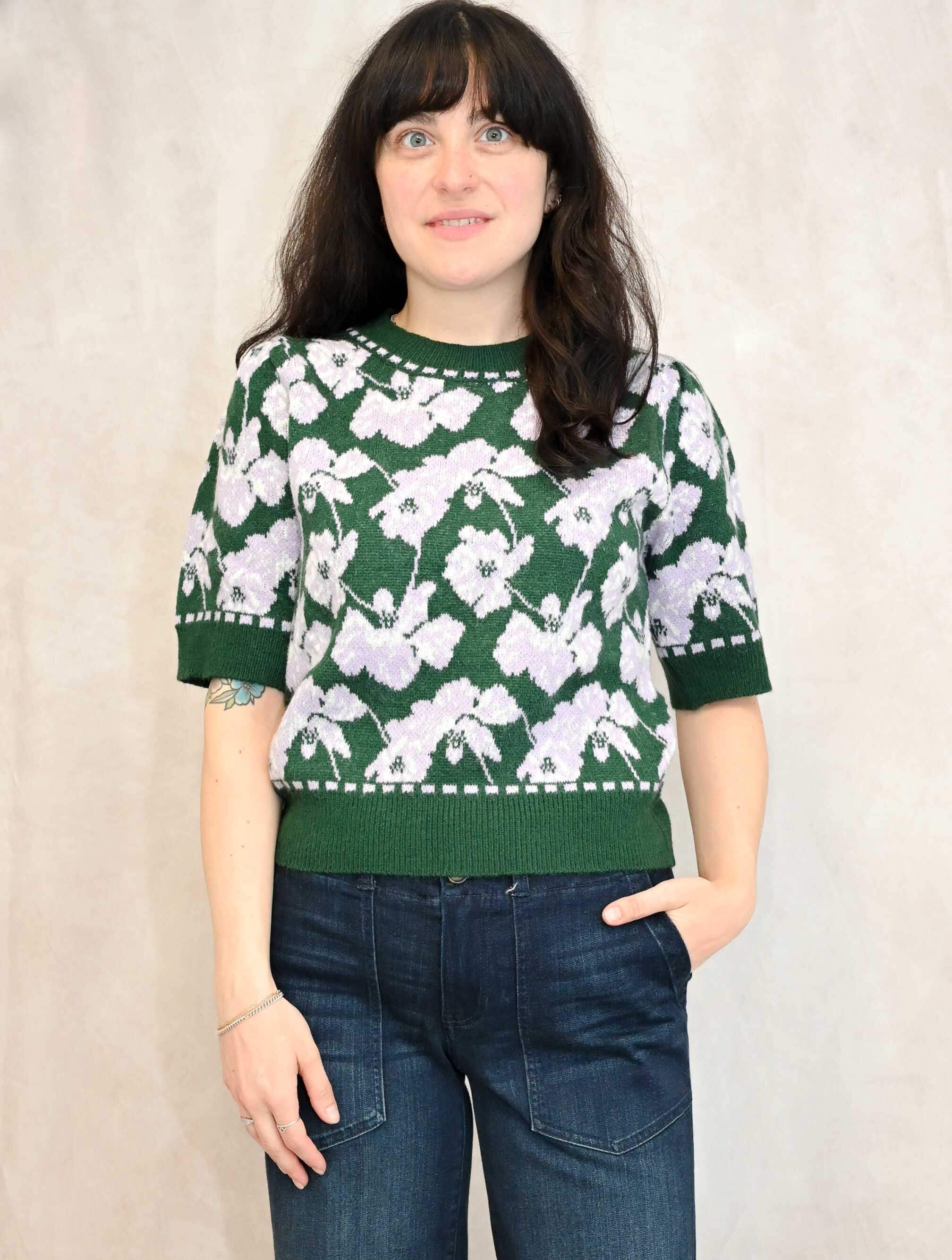 Short Sleeve Pattern Sweater