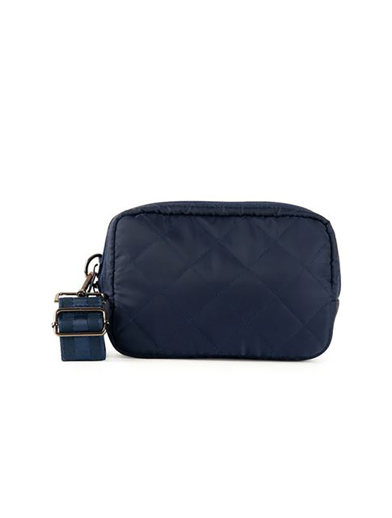 Haute Shore Amy Pacific Sling Bag in Navy Quilted Nylon
