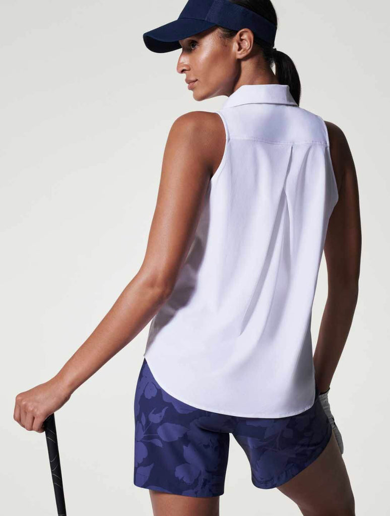 Spanx Sunshine Sleeveless Top in White