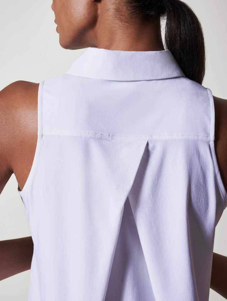 Spanx Sunshine Sleeveless Top in White