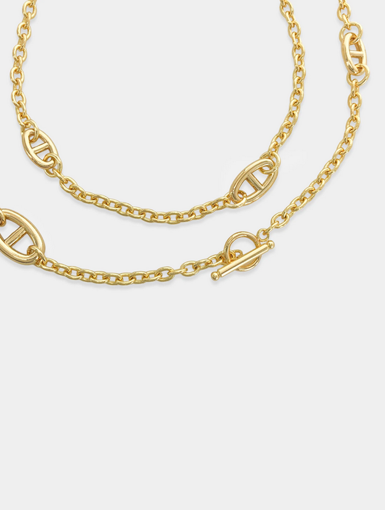 Mariner Chain with Different Size Links in Gold