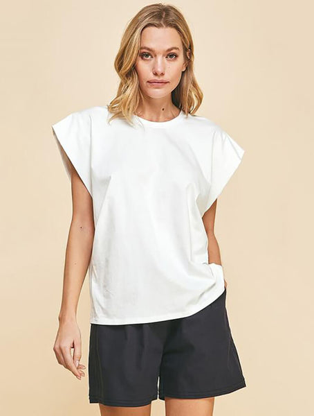 Cut Out Boxy Tee