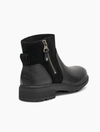 UGG Harrison Zip Boot in Black Leather