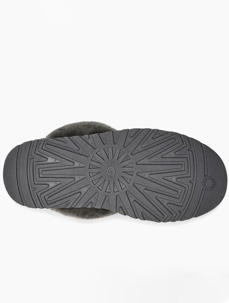 UGG Disquette Slipper in Charcoal