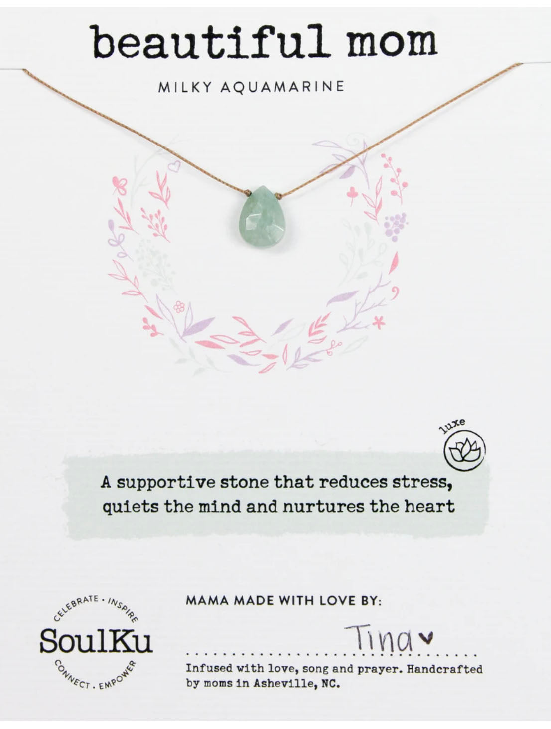 SoulKu Luxe "Beautiful Mom" Necklace