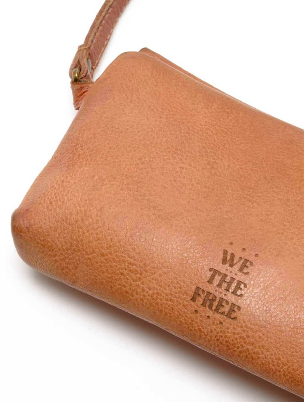Free People WTF Rider Crossbody in Aged Tan