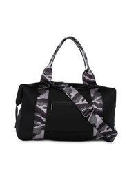 Haute Shore Morgan Noir Weekender Bag in Black/Grey Camo Strap