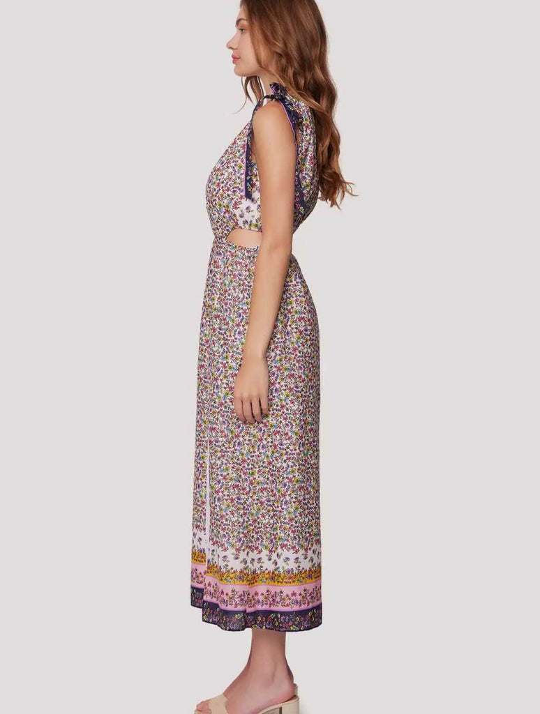 Lakeside Cottage Maxi Dress in Flower Multi