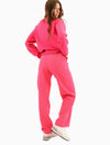 Blake Flat Front Suit Pant in Fuchsia (Final Sale)
