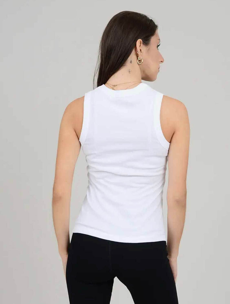 Maria Muscle Tank in White
