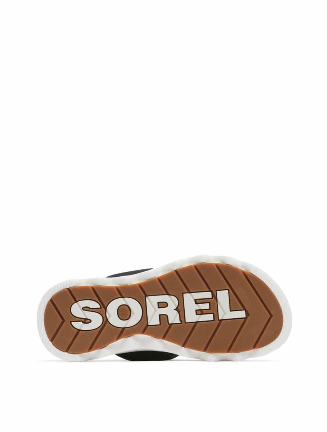 Sorel Viibe Twist Sandal in Black/Sea Salt