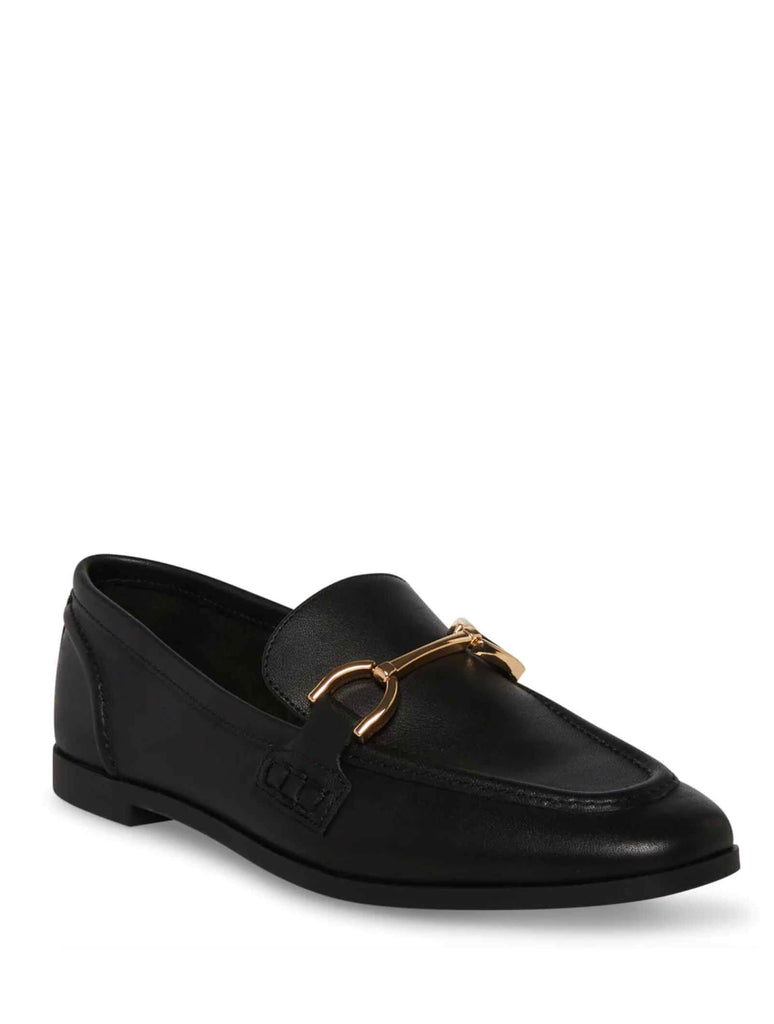 Steve Madden Carrine Leather Loafer in Black 196361375052