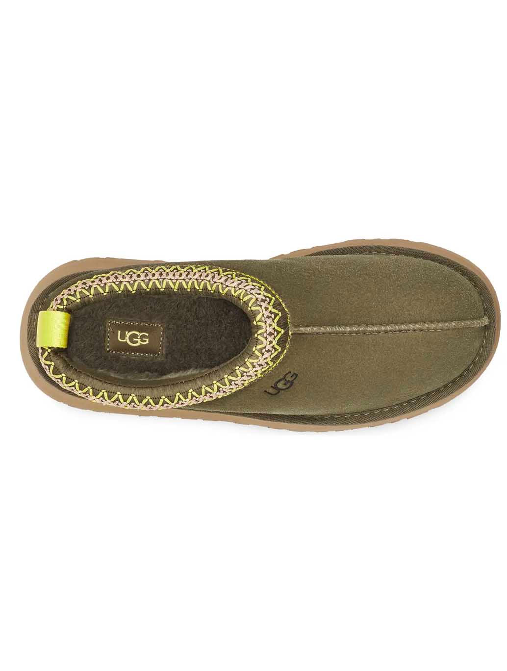 UGG Tazz Slippers Platform on sale Burnt Olive Womens size 8