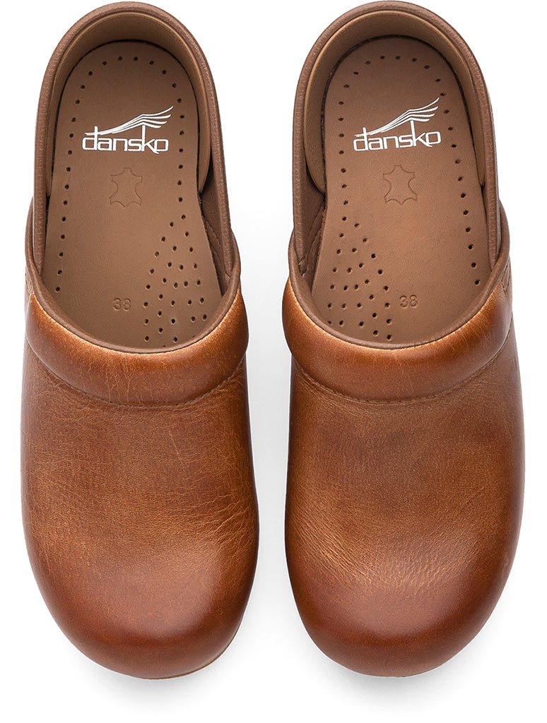 4568813568075-Dansko-Professional-Clog-Shoe-in-Honey-Distressed