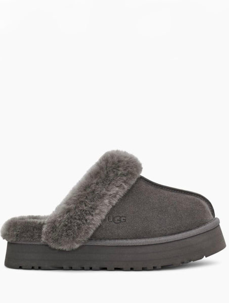 UGG Disquette Slipper in Charcoal