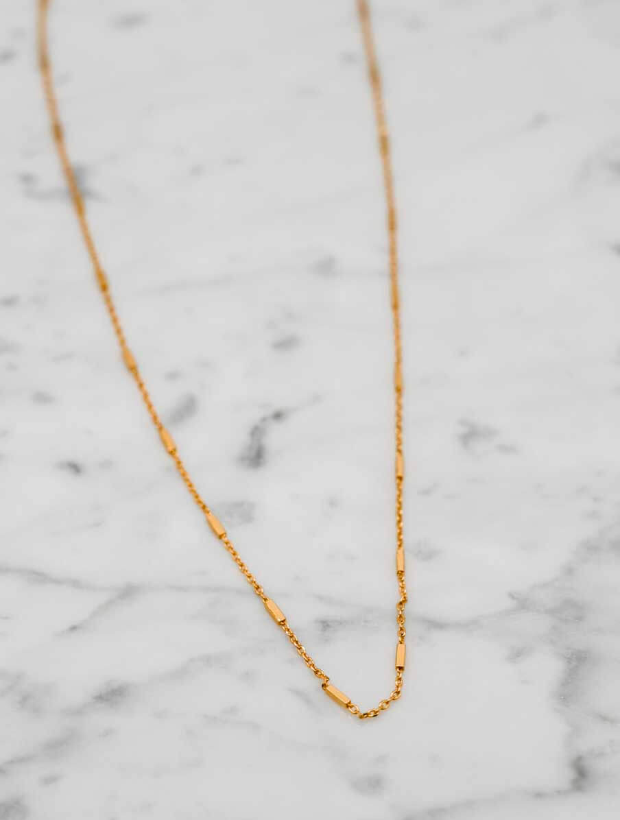 Bar Layering Necklace in Gold